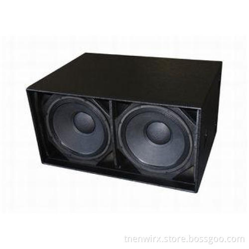 Dual 18 Inch LF Drivers Concert Sound Equipment , Subwoofer